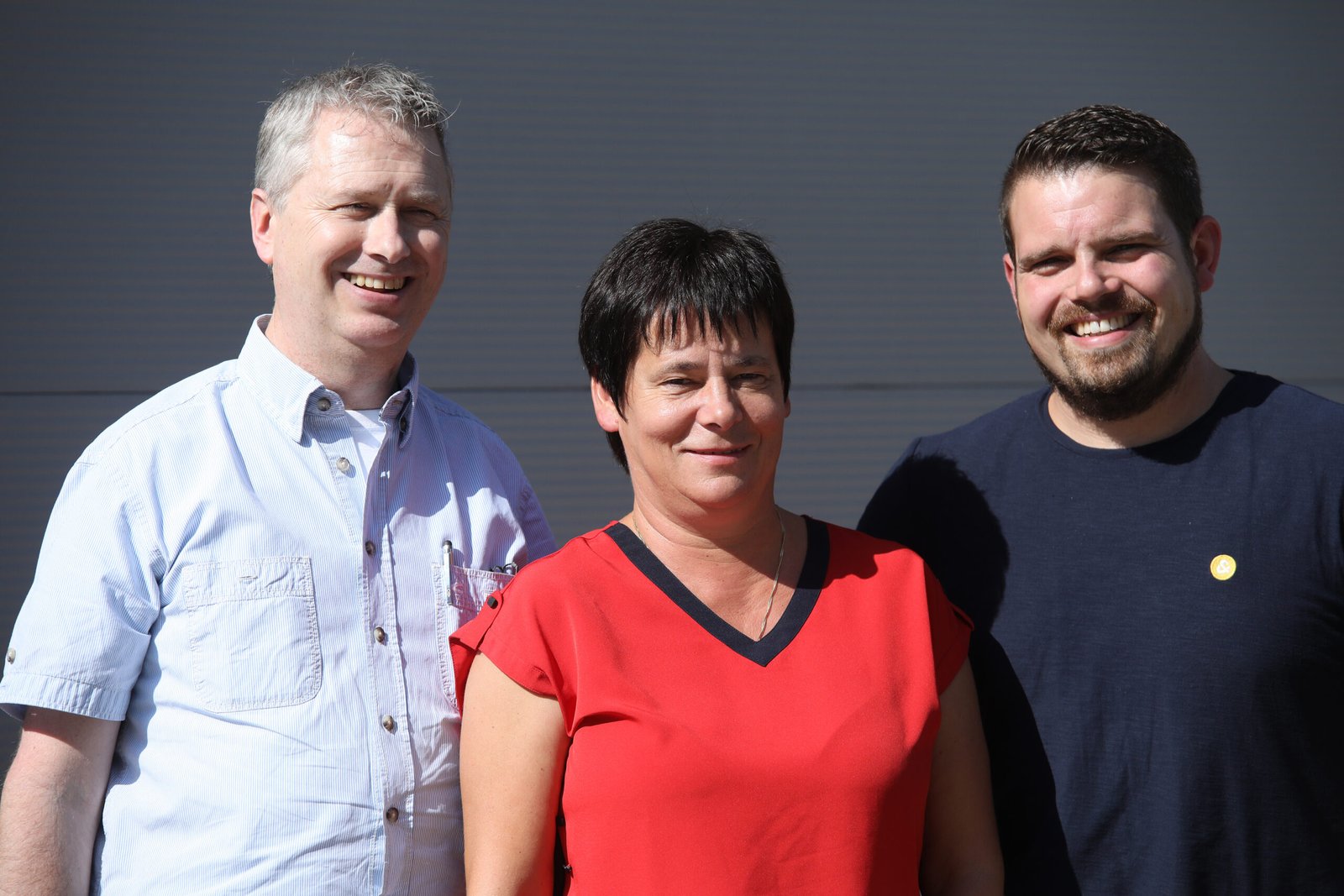 Gruppenbild von 3 Personen